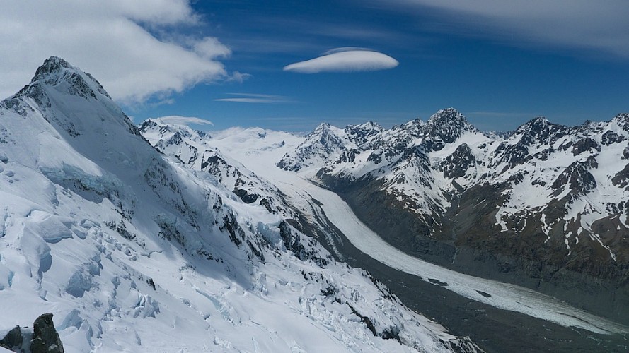 Mt Haidinger and upper Tasman valley