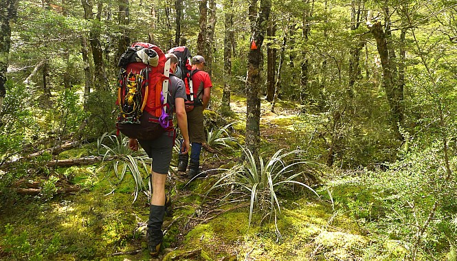 Third time up the Travers valley this year