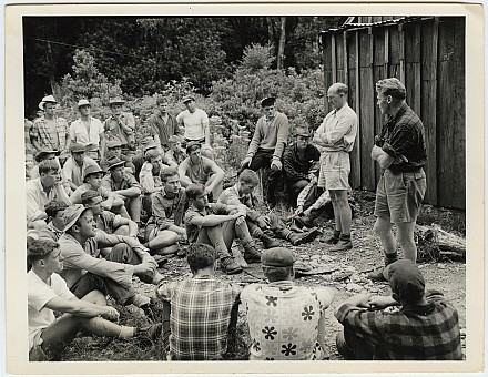 click on the photo and click again on the photo to download the original image

19qq ttc016 Instruction group outside hut Q