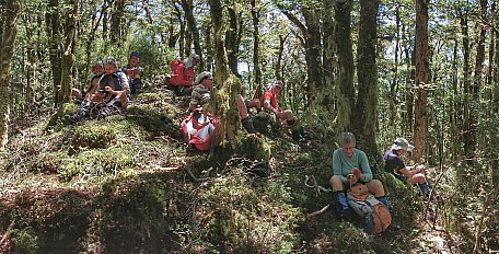 Peter Barber Lunch Stop On Tauwharenīkau
Photo:&nbsp;Peter Barber
Original size:&nbsp;3,010 x 1,530; 2,783 kB
Filename:&nbsp;'DOCTararuaTCPeterBarberLunchStopOnTauwharenīkau'