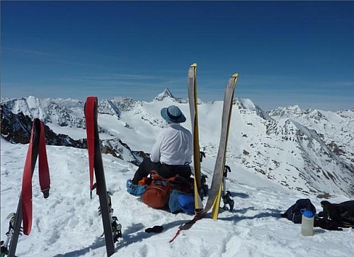 On the Schalfkogel Joch. Photo: John Nankervis 