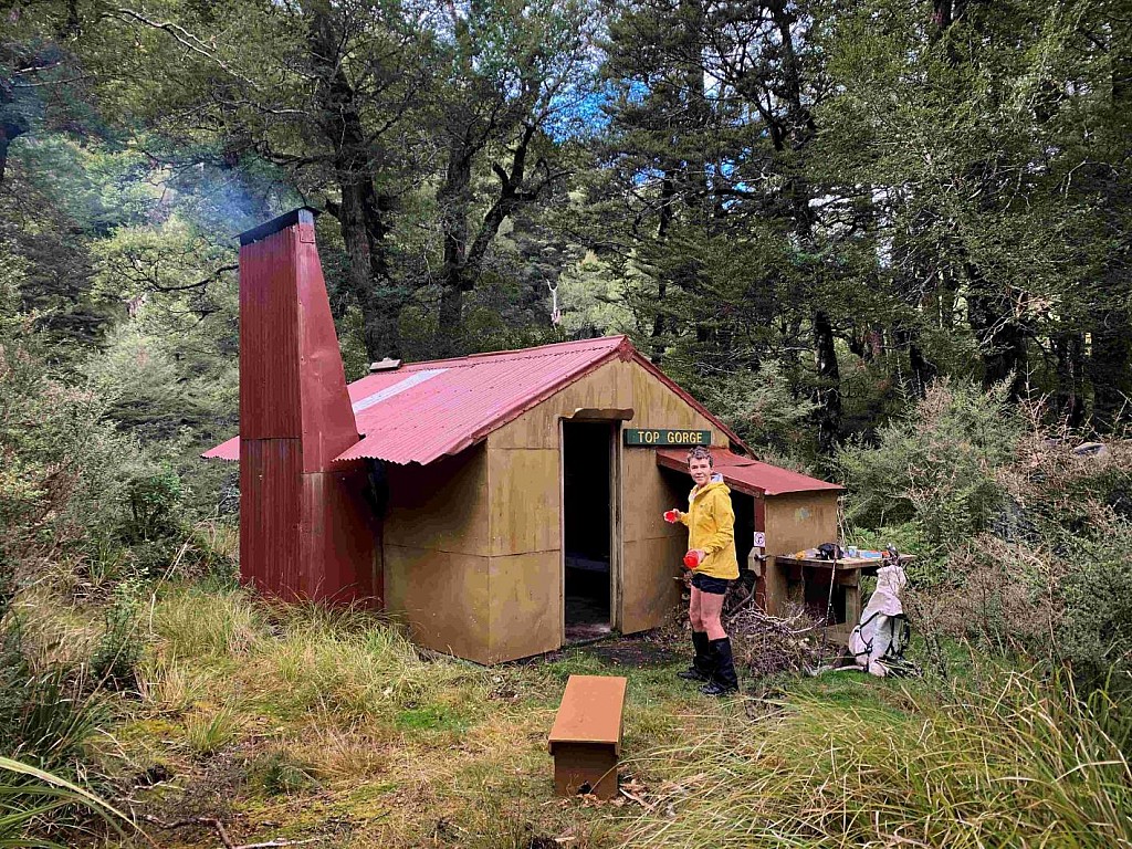 click on the photo to download the original image

Top Gorge Hut