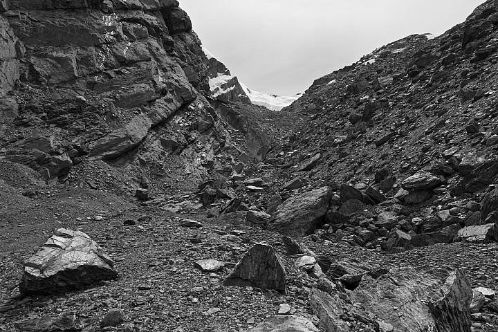 Nasty exit of the Whitbourn Glacier